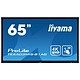 iiyama 65" LED - ProLite TE6503MIS-B1AG Écran tactile multipoint 3840 x 2160 pixels 16:9 - IPS-AG - 1200:1 - 6 ms - 24/7 - HDMI - DisplayPort - Wi-Fi - Haut-parleur intégré - Noir