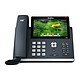 Yealink SIP-T48S Téléphone SIP avec écran tactile 7", PoE, double port Gigabit Ethernet