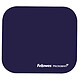 Fellowes Microban Antibacterial Mat (Blue) Mousepad with anti-bacterial protection