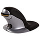 Fellowes Penguin Wireless Mouse (Petite) Souris sans fil ergonomique - ambidextre - capteur laser 1200 dpi - 3 boutons - verticale - petite main