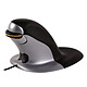 Fellowes Penguin Wired Mouse (Moyenne) Souris filaire ergonomique - ambidextre - capteur laser 1200 dpi - 3 boutons - verticale - moyenne main