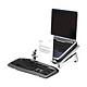 Fellowes Laptop Stand Plus - Suite per ufficio Supporto ergonomico per laptop - Nero/Argento