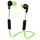 KLIM Pulse (vert) Écouteurs intra-auriculaires universels sans fil Bluetooth (sport, musique, gaming ...) - mousse à mémoire de forme - microphone - télécommande intégrée - compatible Android / iOS / PC / Consoles