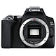 Canon EOS 250D Noir Reflex Numérique 24.1 MP - Ecran tactile orientable 3" - Viseur optique - Vidéo Ultra HD - Wi-Fi - Bluetooth (boîtier nu)
