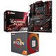 Kit de actualización PC AMD Ryzen 7 2700 MSI B450 GAMING PLUS Placa base ATX Socket AM4 AMD B450 + CPU AMD Ryzen 7 2700 Wraith Spire LED (3.2 GHz / 4.1 GHz)
