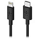Belkin USB-C Boost Charge Lightning (Noir) - 1.2 m Câble USB-C vers Lightning 1.2 m Made for Iphone - Noir