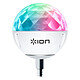 ION Party Ball USB Boule à facettes portable à LED et microphone intégré