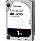 Western Digital Ultrastar DC HA210 1 To (1W10001) Disque dur serveur 3.5" 1 To 7200 RPM 128 Mo SATA 6Gb/s 512n (bulk)