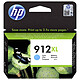 HP 912XL Cyan (3YL81AE) Cartouche d'encre cyan haute capacité - 825 pages