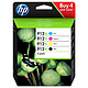 HP 912XL Pack (3YP34AE) Pack de 4 cartuchos de tinta de alta capacidad - Cian/Magenta/Amarillo/Negro - 825 páginas