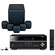 Yamaha RX-V685 Noir + Monitor Audio MASS 5.1 Noir Ampli-tuner Home Cinéma 7.2 3D 90 W/canal - Dolby Atmos / DTS:X - 5x HDMI 2.0 HDCP 2.2 - HDR 10/Dolby Vision/HLG - Bluetooth/Wi-Fi/AirPlay - MusicCast - Calibration YPAO - Zone 2 + Ensemble 5.1