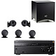 Sony STR-DN1080 + Cabasse Alcyone 2 Pack 5.1 Noir Ampli-tuner Home Cinema 7.2 3D Ready - Dolby Atmos / DTS:X - Pass-through 4K HDR - Wi-Fi/Bluetooth/DLNA/NFC - Multiroom - AirPlay/ChromeCast + Ensemble 5.1