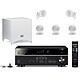 Yamaha RX-V485 Noir + Cabasse Alcyone 2 Pack 5.1 Blanc Ampli-tuner Home Cinéma 5.1 3D 80 Watts - Dolby TrueHD / DTS-HD Master Audio - 4 x HDMI 2.0 HDCP 2.2 - HDR 10/Dolby Vision/HLG - Bluetooth/Wi-Fi/AirPlay - MusicCast - YPAO + Pack d'enceintes 5.1