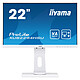 iiyama 21.5" LED - ProLite XUB2294HSU-W1 1920 x 1080 pixels - 4 ms - Format large 16/9 - Blanc