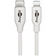 Goobay Cavo da Lightning a USB-C (M/M) - 1M - Bianco Cavo da Lightning a USB-C (maschio/maschio) - 1 metro