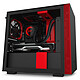 NZXT H210 Black/Red Mini tower case with tempered glass side window