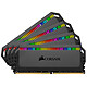 Corsair Dominator Platinum RGB 64 GB (4x 16 GB) DDR4 3600 MHz CL18 Kit Quad Channel 4 PC4-28800 DDR4 RAM Arrays - CMT64GX4M4Z3600C18