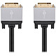 Goobay Plus Câble DVI-D 4K (5 m) Câble DVI-D Dual Link (Mâle/Mâle) - 5 mètres