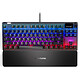 SteelSeries Apex 7 TKL - QX2 Brown Switches Gaming keyboard - brown mechanical switches (SteelSeries QX2 switches) - compact TKL format - aluminium chassis - 16.8 million colour PrismSync RGB backlighting - OLED display - magnetic hand rest - AZERTY, French