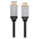 Goobay Plus Cble DisplayPort/HDMI 4K (2m) DisplayPort male to HDMI male cable, 3D and 4K@60Hz compatible (2 meters)