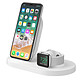 Belkin Station de recharge BOOST UP pour Apple Watch et iPhone (Blanc)