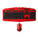Mars Gaming MCPVU1 Teclado y ratón Mars Gaming MCPVU1 Negro, Rojo teclado