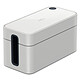 Durable Cavoline BOX S Grey Concealment box for cables and 3 socket outlets