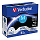 Verbatim BD-XL 100 Go vitesse 4x imprimable (par 5, boite) Pack de 5 BD-XL 100 Go certifié 4x avec une surface blanche imprimable