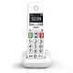Gigaset E290 White Hands-free wireless phone with large notch and large buttons