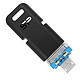 Silicon Power Mobile C50 64GB Chiavetta USB da 64GB con 3 interfacce USB 3.0, Micro-B e USB-C - Nero