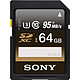 Sony Carte SD 64 Go 95Mb/s Carte mémoire SDXC UHS-I U3 64 Go