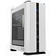 Zalman X3 White Black Medium Tower case with tempered glass centre and RGB backlighting