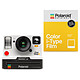 Polaroid OneStep 2 VF Blanc + Color i-Type Film Appareil photo instantané avec flash et retardateur + 8 films instantanés couleur