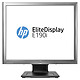 HP 19" LED - EliteDisplay E190i 1280 x 1024 pixels - 8 ms (gris à gris) - Format 4/3 (5/4) - Dalle IPS - Hub USB - Argent/Noir