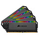 Corsair Dominator Platinum RGB 32 GB (4 x 8 GB) DDR4 4000 MHz CL19 Quad Channel Kit 4 PC4-32000 DDR4 RAM Sticks - CMT32GX4M4K4000C19