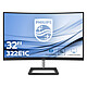 Philips 32" LED - 322E1C/00 1920 x 1080 pixels - 4 ms (greyscale) - Widescreen 16/9 - VA curved panel - 75 Hz - Adaptive Sync - DisplayPort / HDMI / VGA - Black
