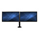 Soporte de sobremesa StarTech.com para 2 monitores de hasta 27". Soporte con base que ahorra espacio para 2 monitores de 27" con altura ajustable