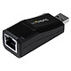 StarTech.com Adaptateur réseau USB 3.0 vers RJ45 Gigabit Ethernet Adaptateur réseau USB 3.0 vers RJ45 Gigabit Ethernet 10/100/1000 Mbps - Noir