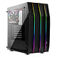Aerocool Klaw Medium tower case with 2 glass side panels and RGB backlighting