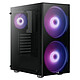 Aerocool Python Medium tower enclosure with facade and glass side panels and ARGB backlighting