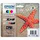 Epson Starfish 603XL Nero / 603 CMY - Confezione da 4 cartucce d'inchiostro Ciano / Magenta / Giallo / Nero XL (16,1 ml / 890 pagine)