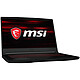 MSI GF63 Thin 9SC-472FR Intel Core i7-9750H 16 Go SSD 512 Go 15.6" LED Full HD NVIDIA GeForce GTX 1650 4 Go Wi-Fi AC/Bluetooth Webcam Windows 10 Famille 64 bits