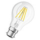 OSRAM Ampoule LED Retrofit Classic B22d 7W (60W) A++ Ampoule LED culot B22d filament 7W (60W) 2700K Blanc Froid