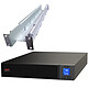 APC Easy-UPS SRV 1000VA RM SAI de doble conversión en línea de 1.000 VA / 230 V con 3 tomas IEC (USB/Serial/SmartSlot) + Rieles de soporte para montaje en rack