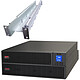 APC Easy-UPS SRV 6000VA RM + EBP UPS on-line a doppia conversione da 6.000 VA / 230 V con 7 prese IEC (USB/Seriale/SmartSlot/EPO) + Guide di supporto per il montaggio a rack + Pacco batterie esterno