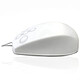 Accuratus AccuMed Mouse - IP67 medical mouse (White) Wired mouse - right-handed - 5 buttons - anti-bacterial - silicon sealed surface IP67 standard - White