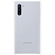 Samsung Coque Silicone Argent Galaxy Note 10 Coque en silicone pour Samsung Galaxy Note 10