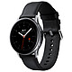 Samsung Galaxy Watch Active 2 (40 mm / Acier / Argent Glacier) Montre connectée - 40 mm - acier - certifiée IP68 - RAM 768 Mo - écran Super AMOLED 1.2" - 4 Go - NFC/Wi-Fi/Bluetooth 5.0 - 247 mAh - Tizen OS 4.0