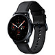 Samsung Galaxy Watch Active 2 (40 mm / Acier / Noir Diamant) Montre connectée - 40 mm - acier - certifiée IP68 - RAM 768 Mo - écran Super AMOLED 1.2" - 4 Go - NFC/Wi-Fi/Bluetooth 5.0 - 247 mAh - Tizen OS 4.0