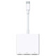 Apple Adaptateur multiport AV numérique USB-C Adaptateur USB-C vers HDMI/USB/USB-C compatible iPhone / iPad Pro / iPad Air / MacBook Pro / MacBook Air / iMac / iMac Pro / Mac mini